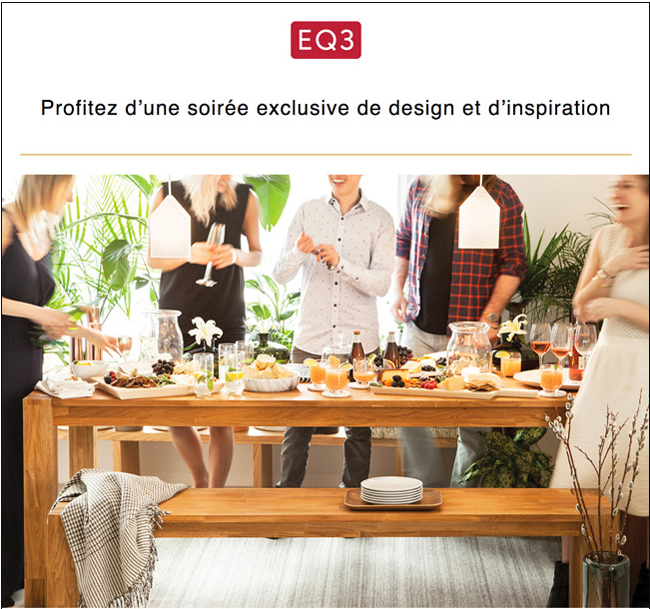 Une invitation exclusive de EQ3