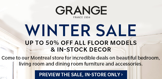 Grange Winter Sale 50off