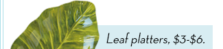 2 Leaf Platters A