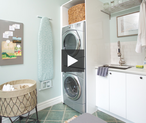 House & Home - Laundry Room And Mudroom Makeover