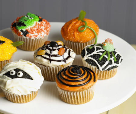 House & Home - Halloween Pumpkin Cupcakes Recipe