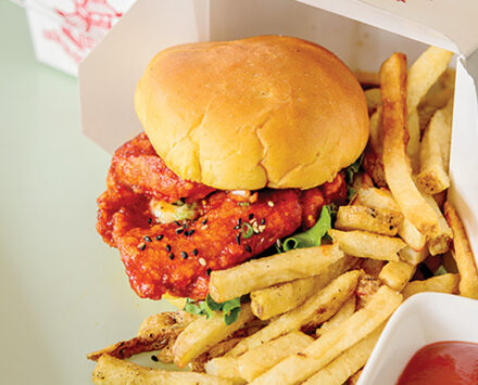 Korean Fried Chicken Sandwich
