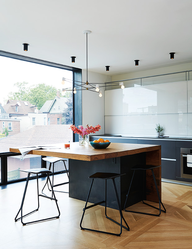 Simple, minimalistic modern kitchen.