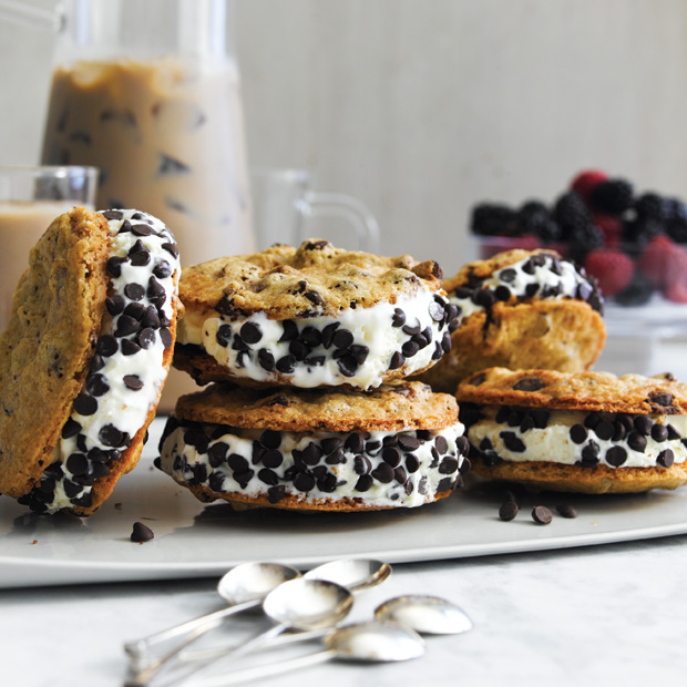 Chocolate Chip Ice Cream Sandwiches