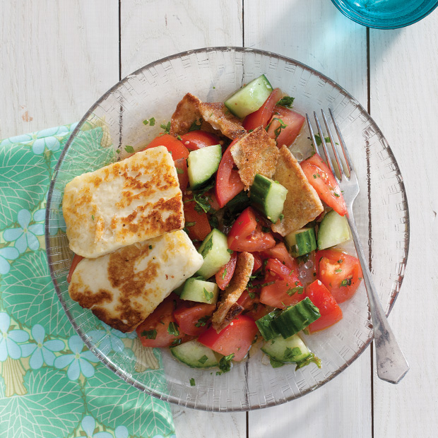 Halloumi salad