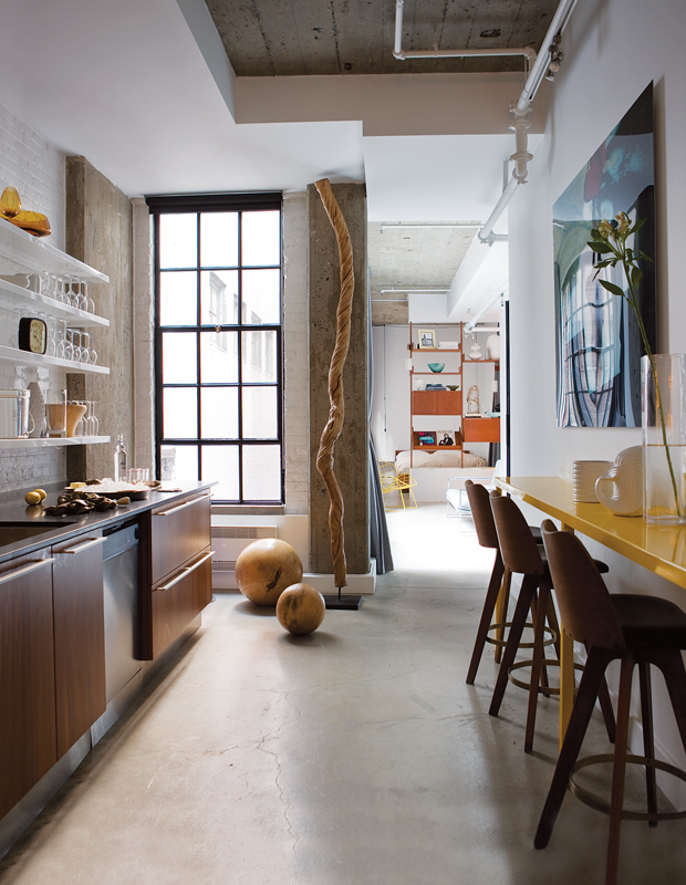 Industrial loft modern kitchen gallery