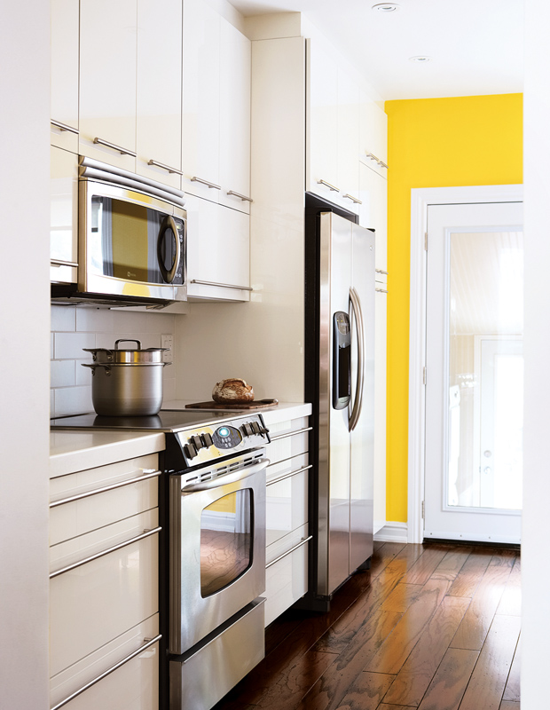 Modern Contemporary Yellow Kitchen