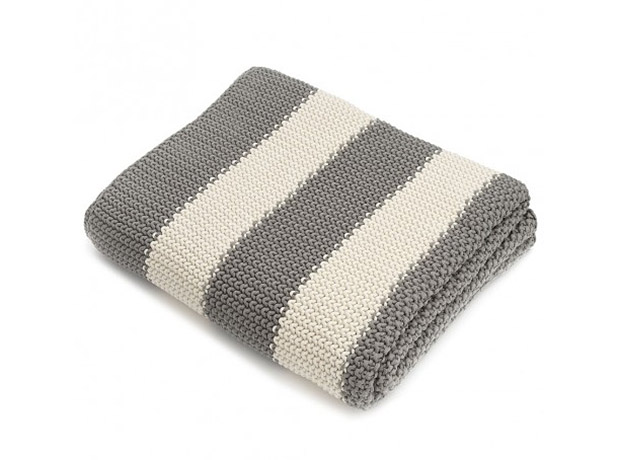 grey cotton blanket