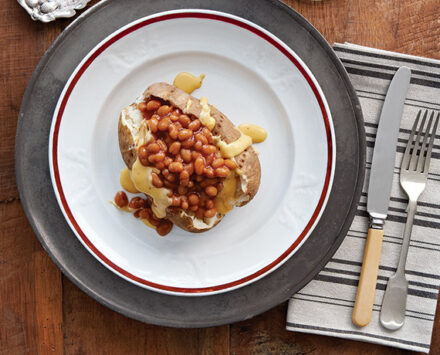 British-style Jacket Potato