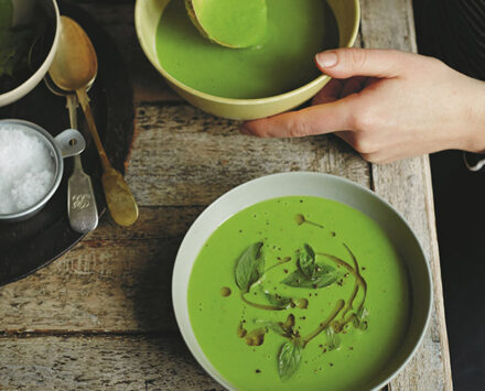 green pea soup
