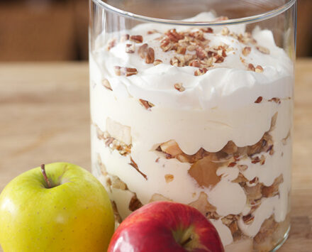 apple crumble trifle