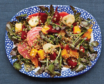 Beet Salad with Sunflower Seed Picada