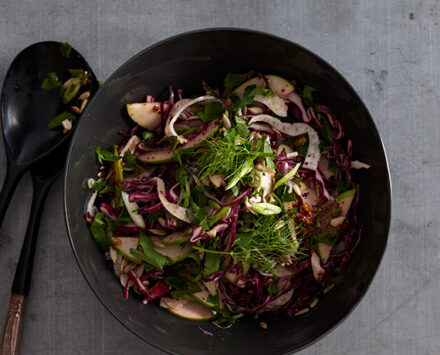 Autumn Slaw with Dijon Dressing
