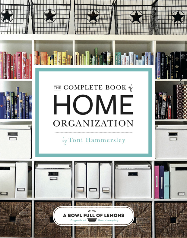 Home organization book