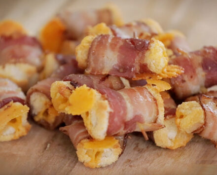 super bowl bacon wraps