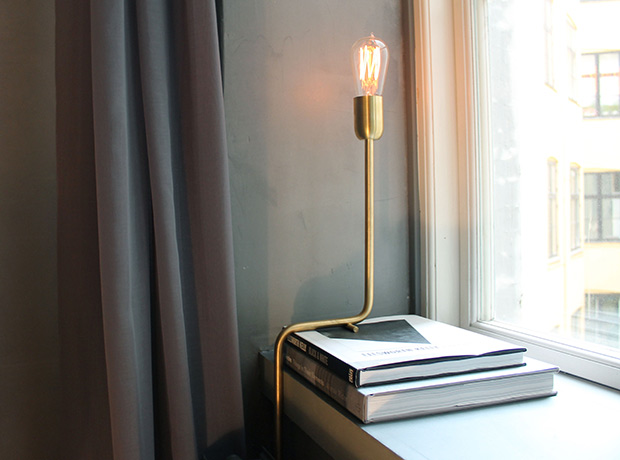 Hotel SP34 In Copenhagen, Denmark edison bulb lamp