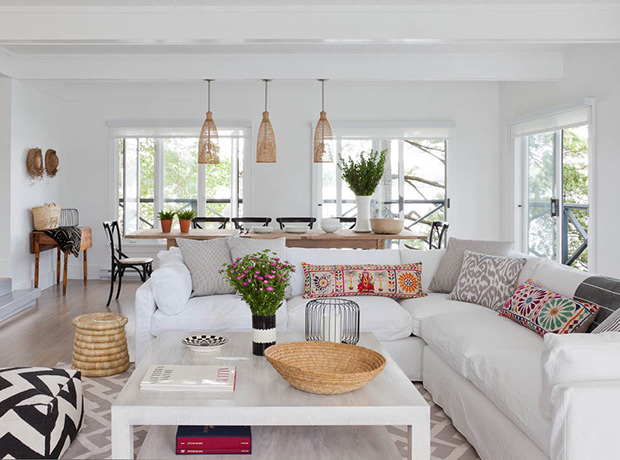 Decorating 101 Modern Boho White Living Room House Home