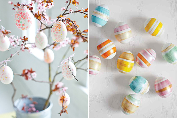House & Home - 10 Beautiful Easter Egg Decorating Ideas