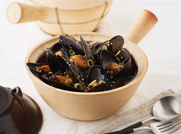 Mussels in Black Bean Sauce