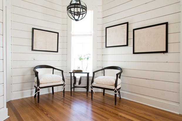 shiplap country house paneling