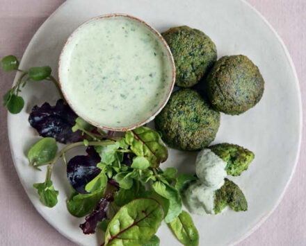 green burger
