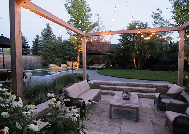 Outdoor Spaces Cottage Style Suburban Backyard