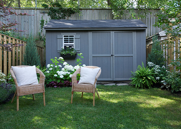 Outdoor Spaces DIY Makeover Backyard Shed