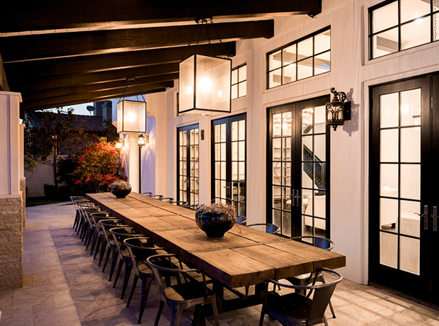 Kylie Jenner Home Outdoor Dining