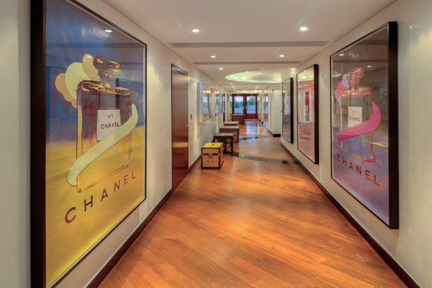 Pharrell Williams Penthouse hallway