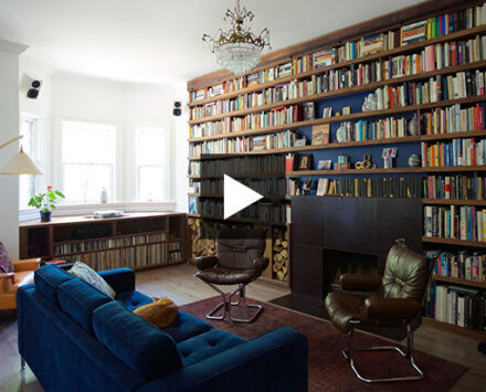 sophisticated home library