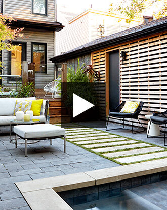 small backyard