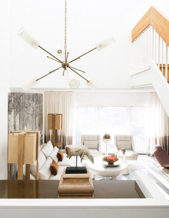 multi-arm chandelier