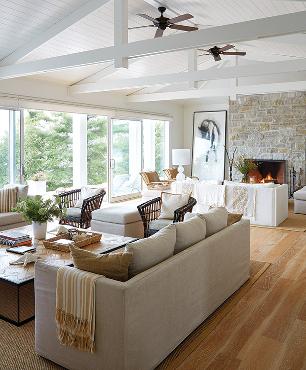 Montana Burnett Cottage living room