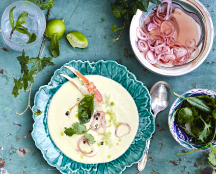 Thai Inspired Seafood Bisque