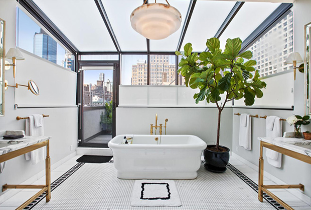 NYC Penthouse bathroom