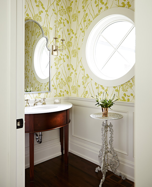 Country House powder room
