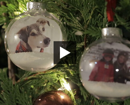 Easy Holiday DIY Project - Personalized Christmas Tree Ornaments
