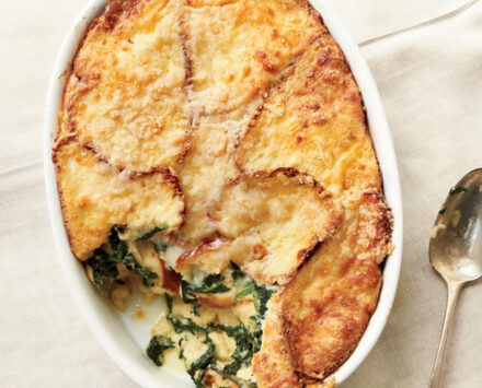 Spinach and Fontina Strata
