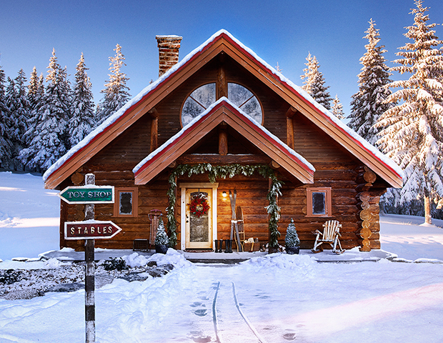 real santa claus house