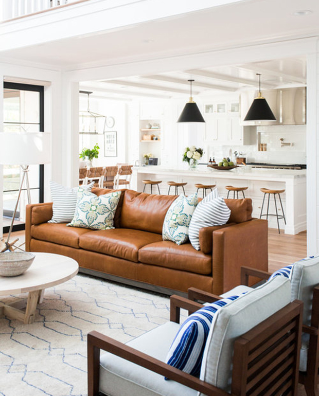 17 Tan Leather Sofas Livingroom Plus, Images Of Sofas In Kitchens
