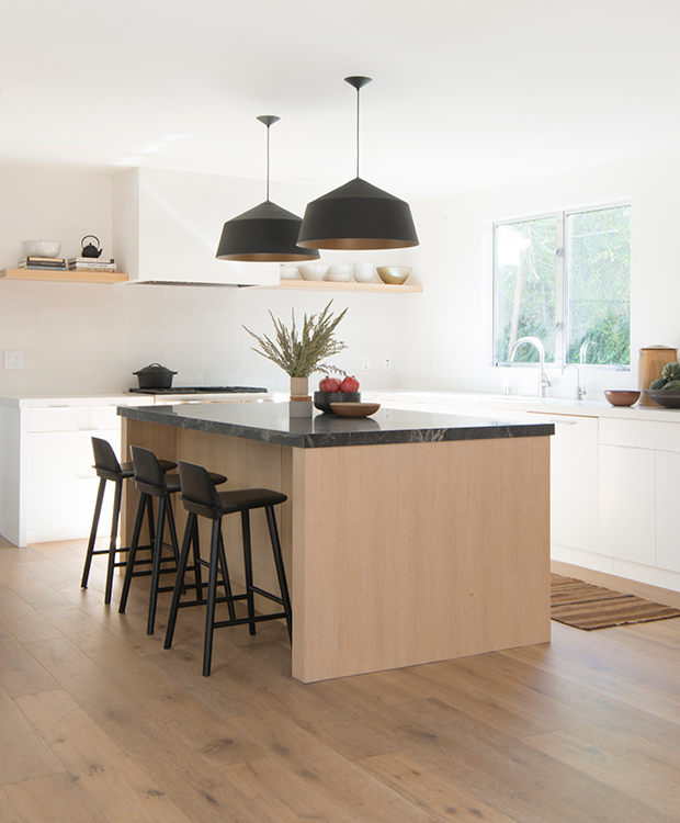 light oak modern kitchen