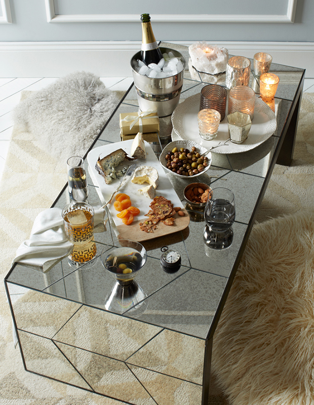 Mirrored Coffee Table