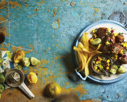 Crispy Pork With Mango Salsa