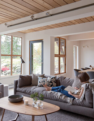 scandi-style cabin