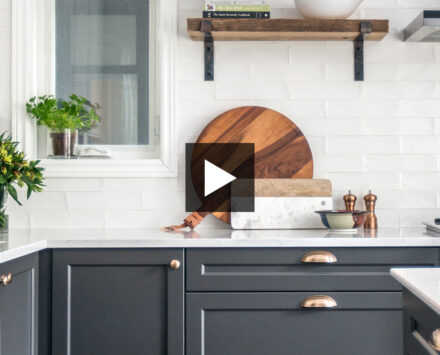 organized modern family kitchen