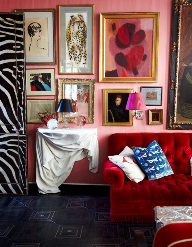 30 Sofas That Prove Color Is What Your, Red Sofa Yellow Walls