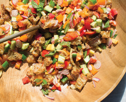 Fattoush With Country Bread