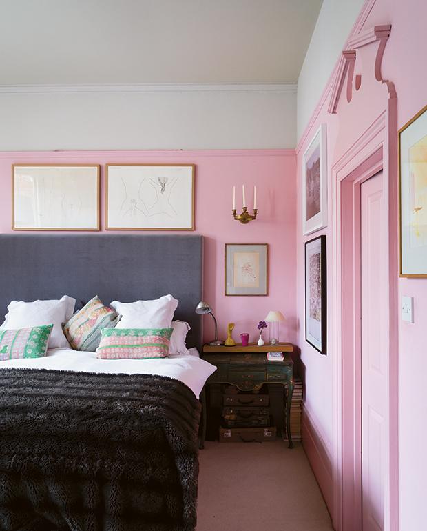 Farrow & Ball Pink Walls House & Home Magazine