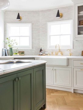 House & Home - 10-green-kitchens-Emily-Henderson_Frigidaire_Kitchen ...