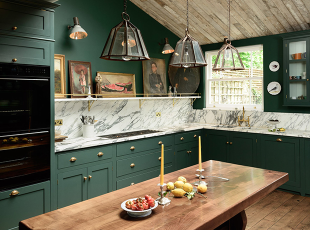 7 Green Kitchens DeVOL Peckham Rye Kitchen 